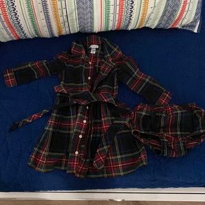 Ralph Lauren plaid holiday dress size 18 months